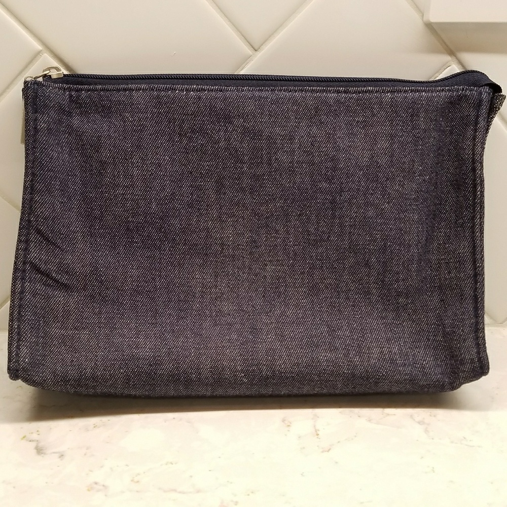 Bath & Body Works Denim Cosmetic Bag